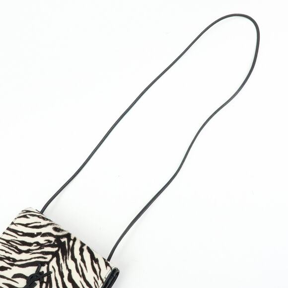 Saint Laurent Cassandra Calfhair Double Flap Bag - Picture 7 of 16